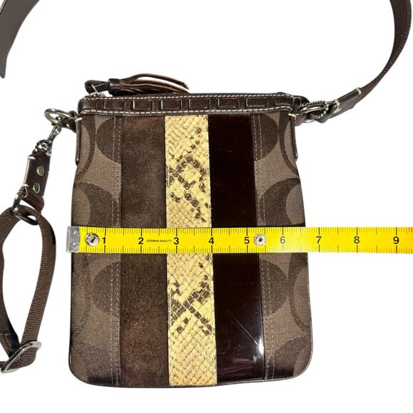 21. COACH Hampton Signature Crossbody Bag W/ hangtag - Picture 13 of 13